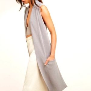 Aritzia Wilfred Dunkirk Long Open Cardigan